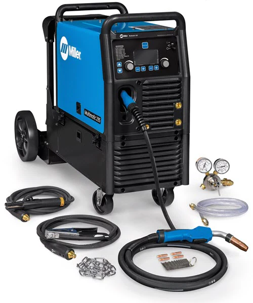 Miller Multimatic 235 Multiprocess Welder w/EZ-Latch Running Gear 951846