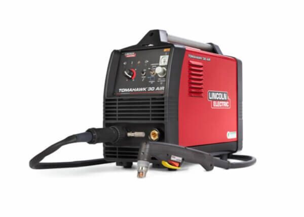 Lincoln Electric Tomahawk® 30 AIR Plasma Cutter with 10 ft (3.0 m) Hand Torch, w/Built-In Compressor #K5457-1 Lincoln Electric Tomahawk® 30 AIR Plasma Cutter with 10 ft (3.0 m) Hand Torch, w/Built-In Compressor #K5457-1