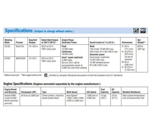 Miller Trailblazer 325 Diesel #907566001