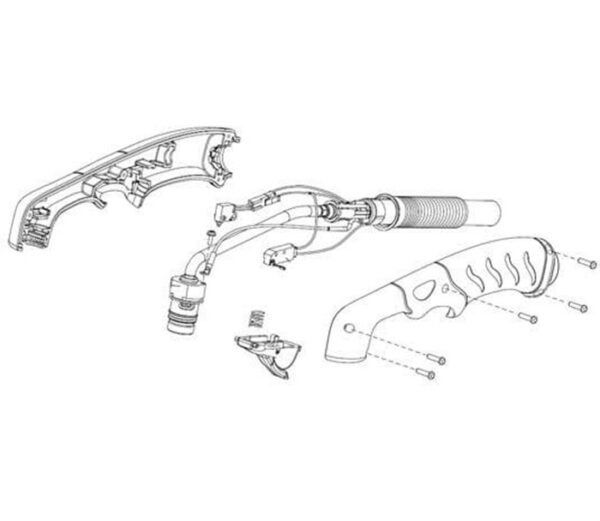 HYPERTHERM 50FT DURAMAX HAND TORCH ASSEMBLY #059474