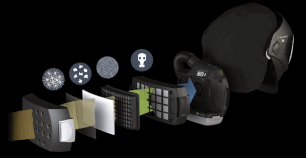 3M PAPR Speedglas Adflo 9100FX-Air w/9100XX ADF Part #36-1101-30SW