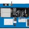Miller Big Blue 450 Duo CST (Mitsubishi) Diesel Welder 907866