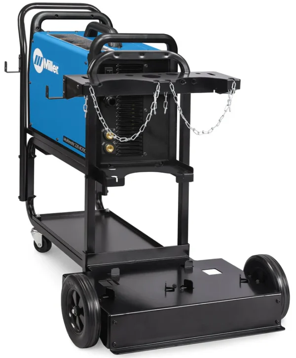 Miller Multimatic 220 AC/DC w/Dual Cylinder Cart & Wireless Foot Control 951000104