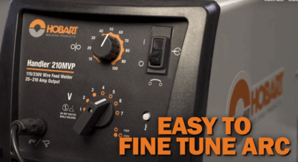 Hobart Handler 210MVP with Multi-Voltage Plug 230 Wire Feed Welder Part #500553